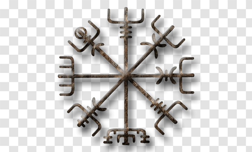 Viking Age Runes Vegvísir Old Norse - Symbol - Vegvisir Transparent PNG