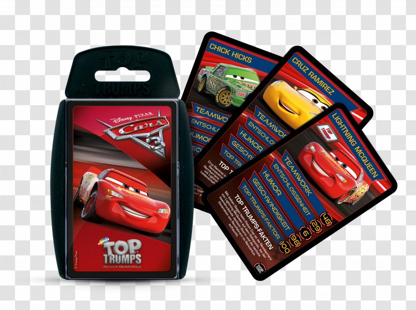 Winning Moves Top Trumps Lightning McQueen Cars 3: Driven To Win - Game Transparent PNG