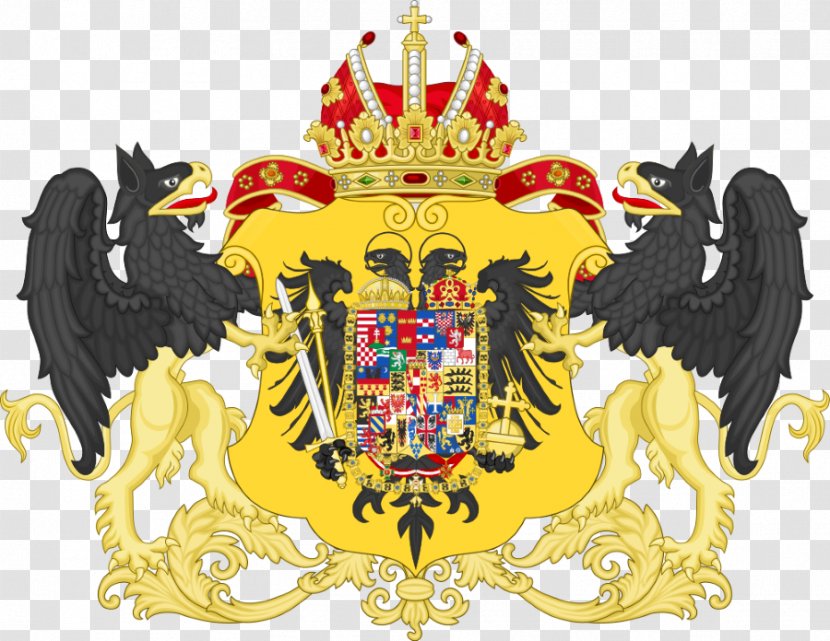 Austrian Empire Habsburg Monarchy Holy Roman Emperor Coat Of Arms - Ferdinand Ii Aragon - Otto I Transparent PNG