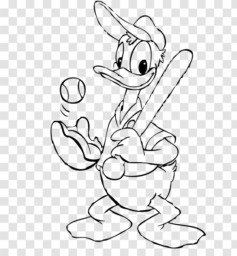 Donald Duck Daisy Coloring Book Daffy - Watercolor - Paw Patrol Movie Transparent PNG