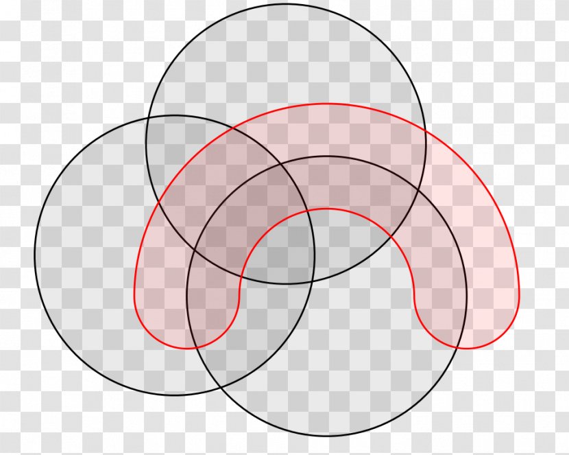 Venn Diagram Vier Variationen Um Ein Quadrat Set Circle - Flower Transparent PNG