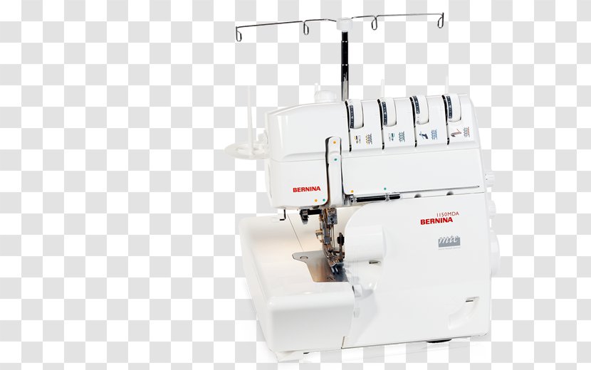 Overlock Bernina International Sewing Machines Stitch - Thread - Linen Transparent PNG