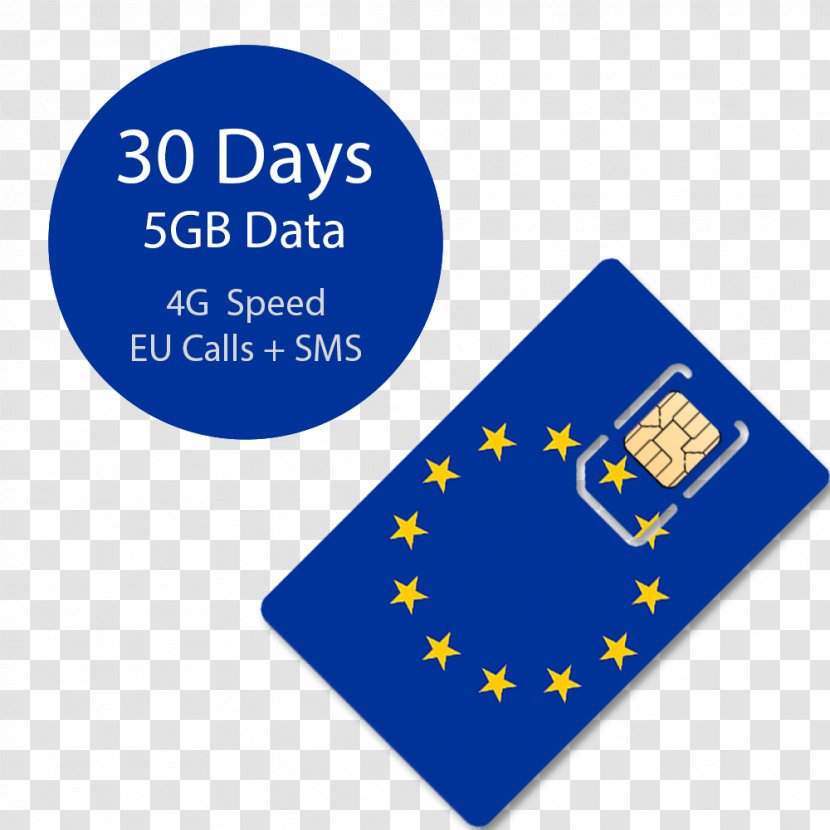 Europe Prepay Mobile Phone Subscriber Identity Module Roaming SIM 3G - Sms - 4G DATA Transparent PNG