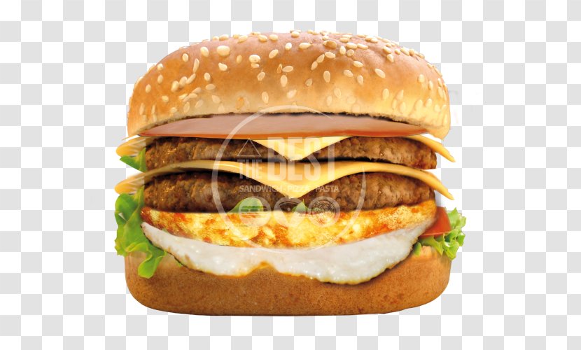 Cheeseburger McDonald's Big Mac Fast Food Slider Breakfast Sandwich - Halal - Burger Restaurant Transparent PNG
