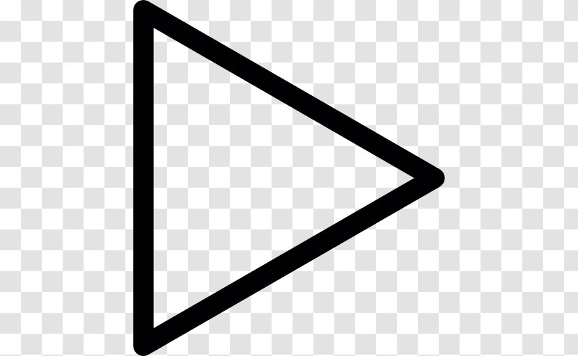 Button Arrow Symbol Clip Art - Triangle Transparent PNG