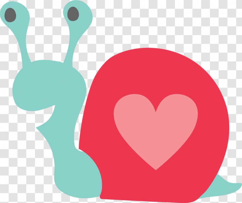 Snail Heart Biscuit Cutters Love Biscuits - Stamp Transparent PNG
