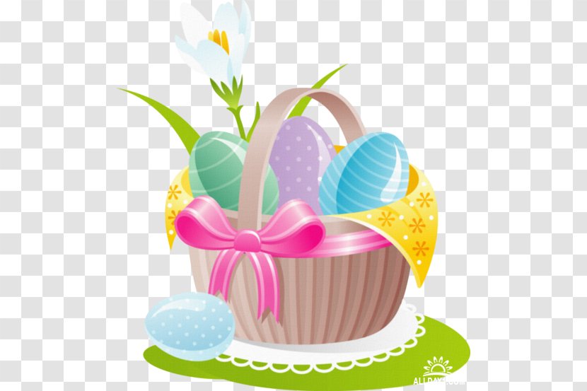 Easter Bunny Basket Egg Clip Art - Flower Transparent PNG