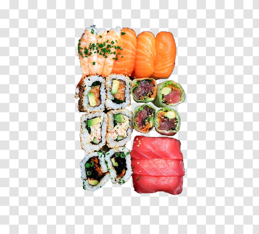 California Roll Sushi Bento Japanese Cuisine Sashimi - Salmon Transparent PNG
