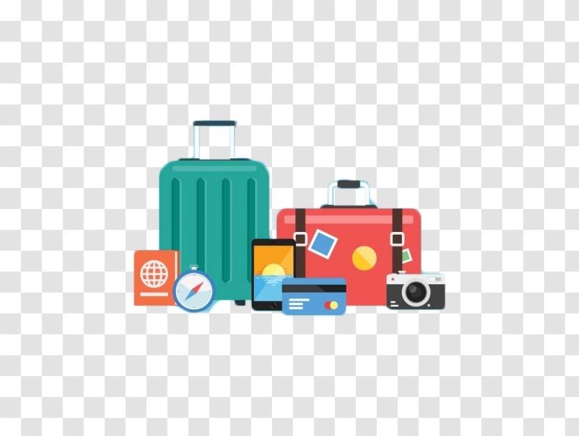 Tourism Euclidean Vector Travel UNIFIN - Cartoon Fashion Luggage Transparent PNG