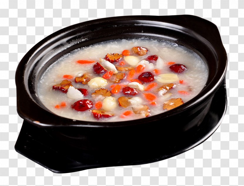 Congee Porridge Breakfast Jujube Soup - Heart - Red Dates Wolfberry Lotus Transparent PNG