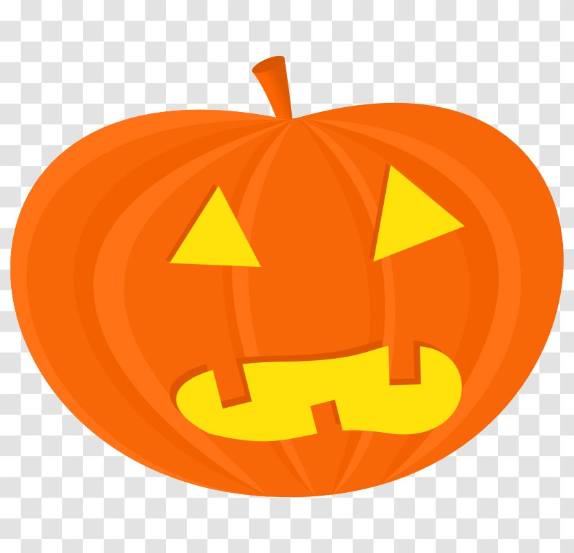 Pumpkin Halloween Jack-o-lantern Clip Art - Vegetable - Palmetto Cliparts Transparent PNG