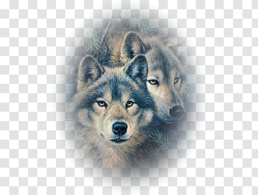 Wolf Walking Textile Pack Cotton Drawing - Aida Cloth Transparent PNG