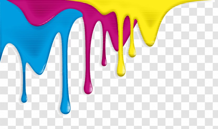 Drip Painting Aerosol Paint Clip Art - Cartoon - Creative Colorful Splash Vector Material Transparent PNG