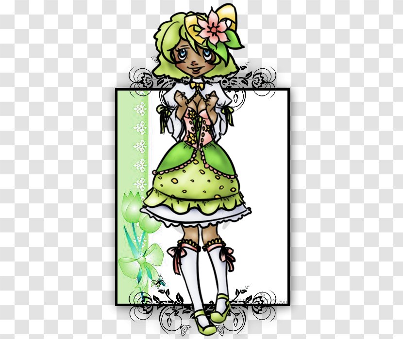 Flowering Plant Costume Design Green Clip Art - Fictional Character - 1st Place Transparent PNG