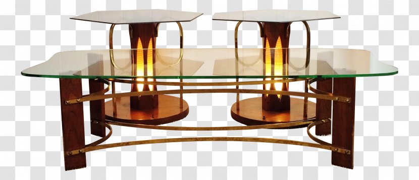 Bedside Tables Coffee Kitchen - Table - Led Illuminated Glass Transparent PNG