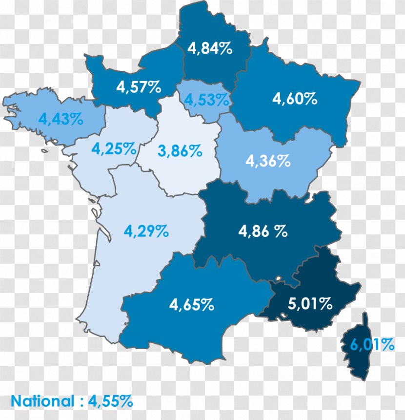 France 4G Coverage Map Residential Gateway - Area Transparent PNG