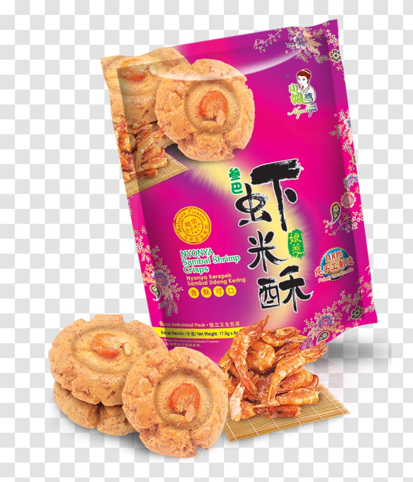 Peranakan Cuisine Biscuits Junk Food - Shrimps Transparent PNG