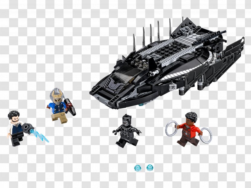 LEGO Marvel Super Heroes Royal Talon Fighter Attack Black Panther Toy Transparent PNG