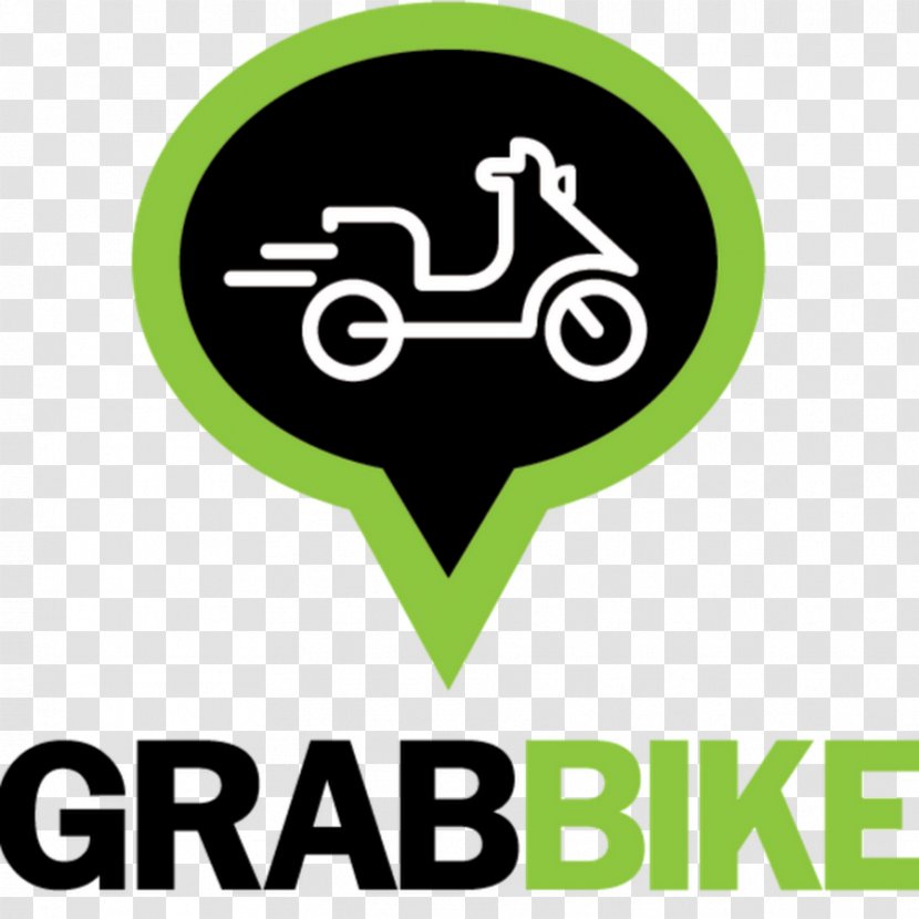 Grab Bike Motorcycle Taxi - Text Transparent PNG