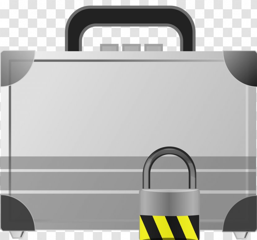 Briefcase Businessperson Lock Rectangle Clip Art - Watch - School Of Transparent PNG