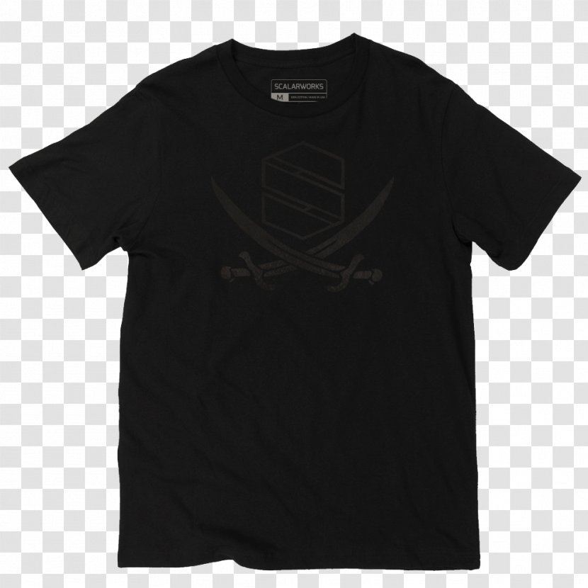 T-shirt Black Neckline Sleeve - Crew Neck Transparent PNG
