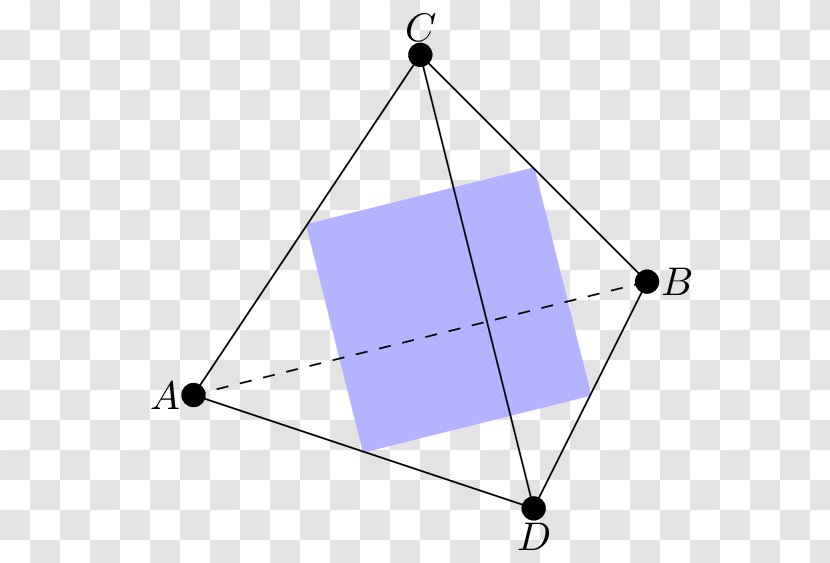 Triangle Tetrahedron Plane Canada/USA Mathcamp - Threedimensional Space Transparent PNG