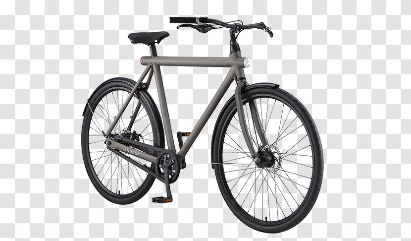 Electric Bicycle City VanMoof B.V. Motorcycle - Road Transparent PNG