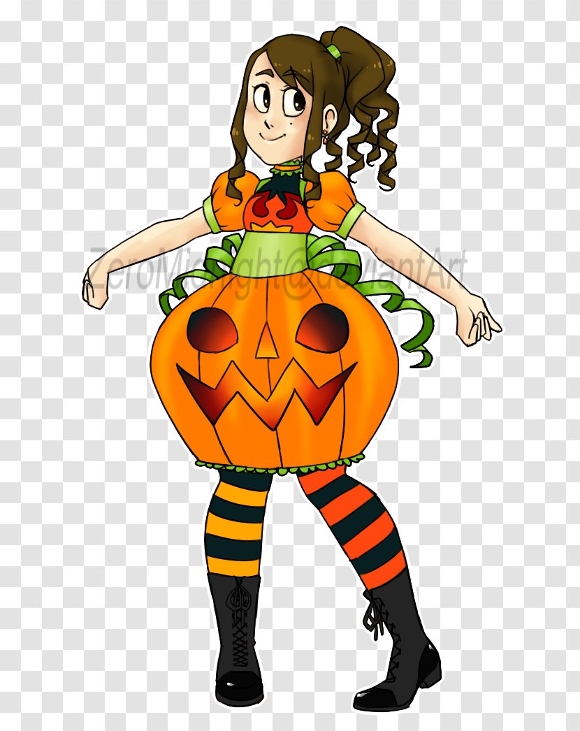 Pumpkin Costume Halloween Clip Art Transparent PNG