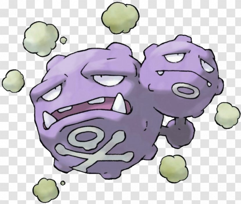 Pokémon Red And Blue Adventures Weezing Koffing - Heart - Pokemon Ball Transparent PNG
