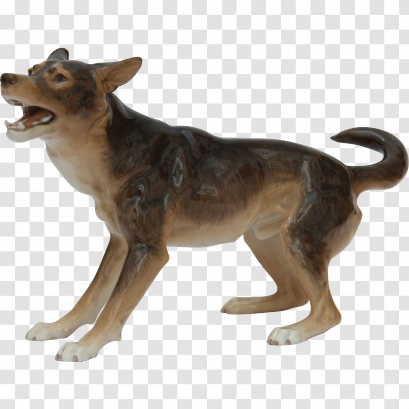 German Shepherd Dog Breed Puppy Porcelain Bing & Grøndahl - Sculpture Transparent PNG