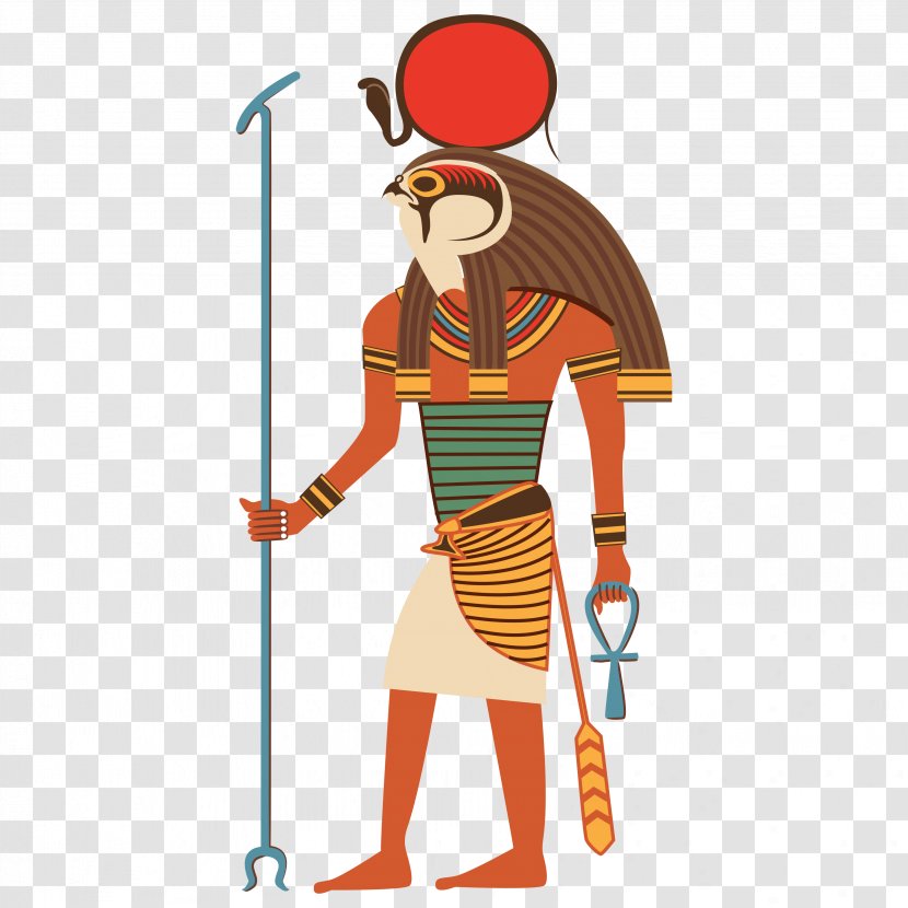 Clip Art Illustration Headgear Costume Character - Fictional - Ancient Egyptian Gods Ra Transparent PNG