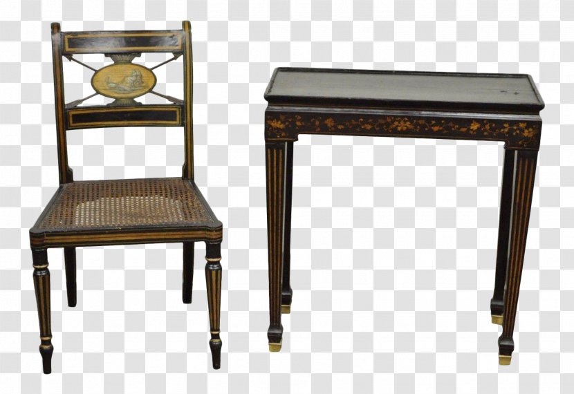 Bedside Tables Telephone Desk Chair Antique Furniture - Refinishing - Wooden Transparent PNG