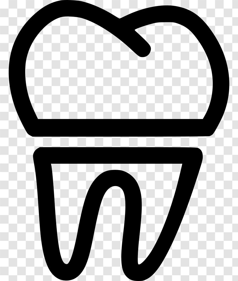 Human Tooth Dentistry Clip Art - Dental Associates Of Arlington - Silhouette Transparent PNG