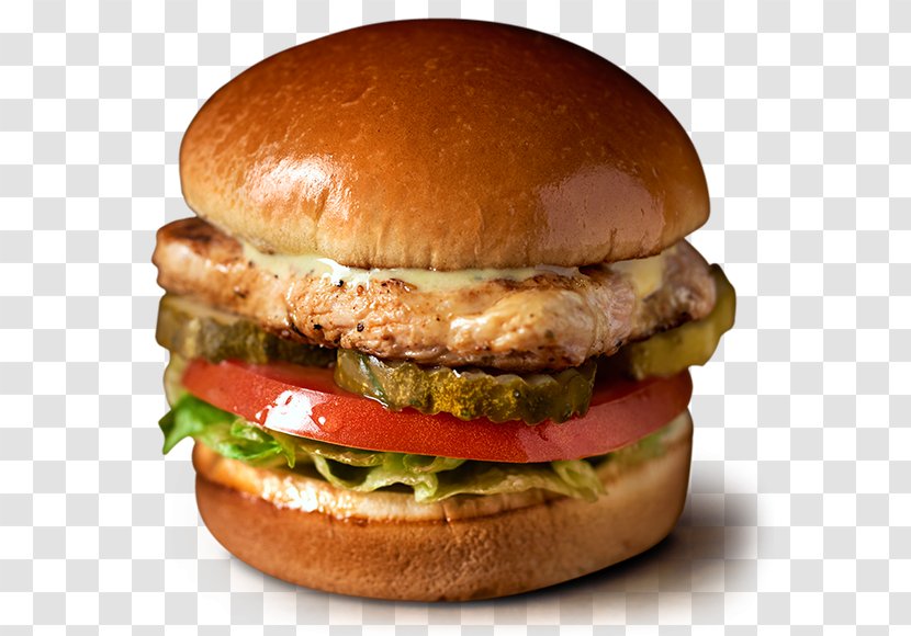 Chicken Sandwich Barbecue Crispy Fried Hamburger - Veggie Burger Transparent PNG