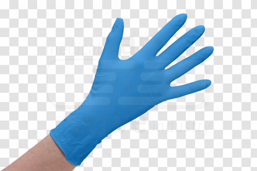 Thumb Digit Index Finger Hand Medical Glove - Rubber Transparent PNG