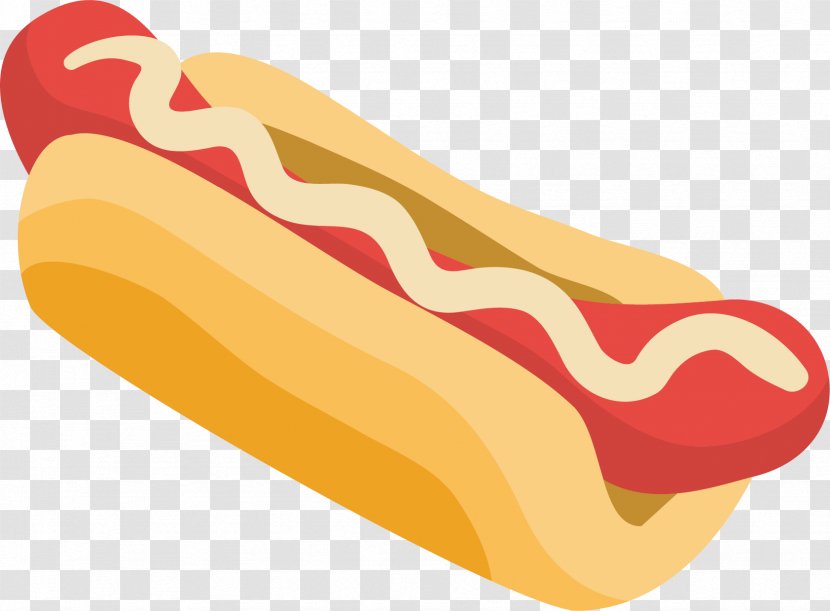 Hot Dog Fast Food Sausage Bun - Orange - Hotdog Buns Transparent PNG