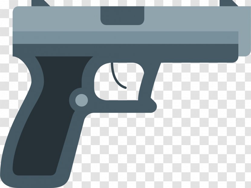 Firearm Weapon Clip Art - Pistol Transparent PNG