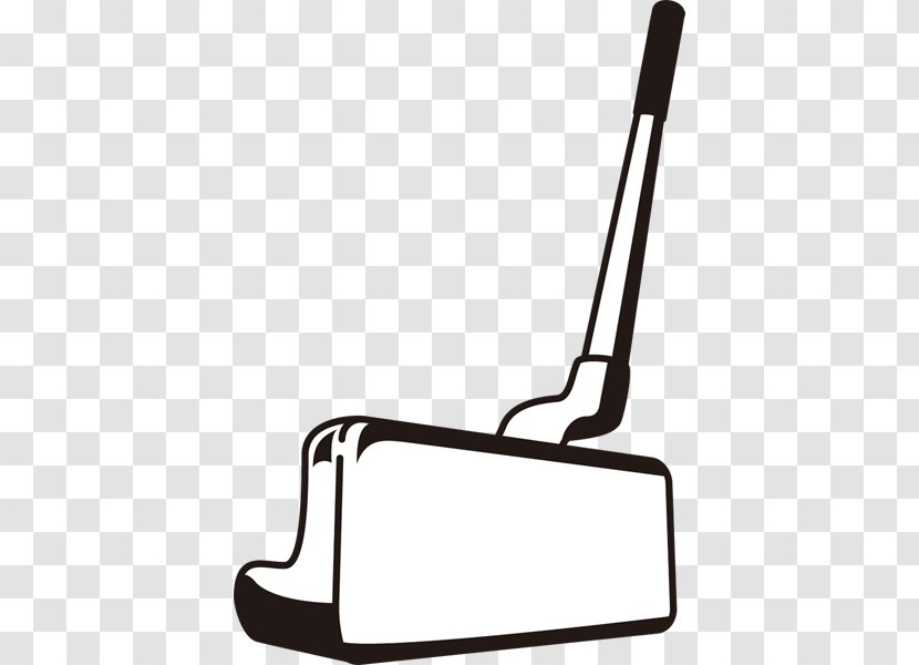 Golf Clubs Sporting Goods Clip Art Sports - Monochrome Painting - Equipment Transparent PNG