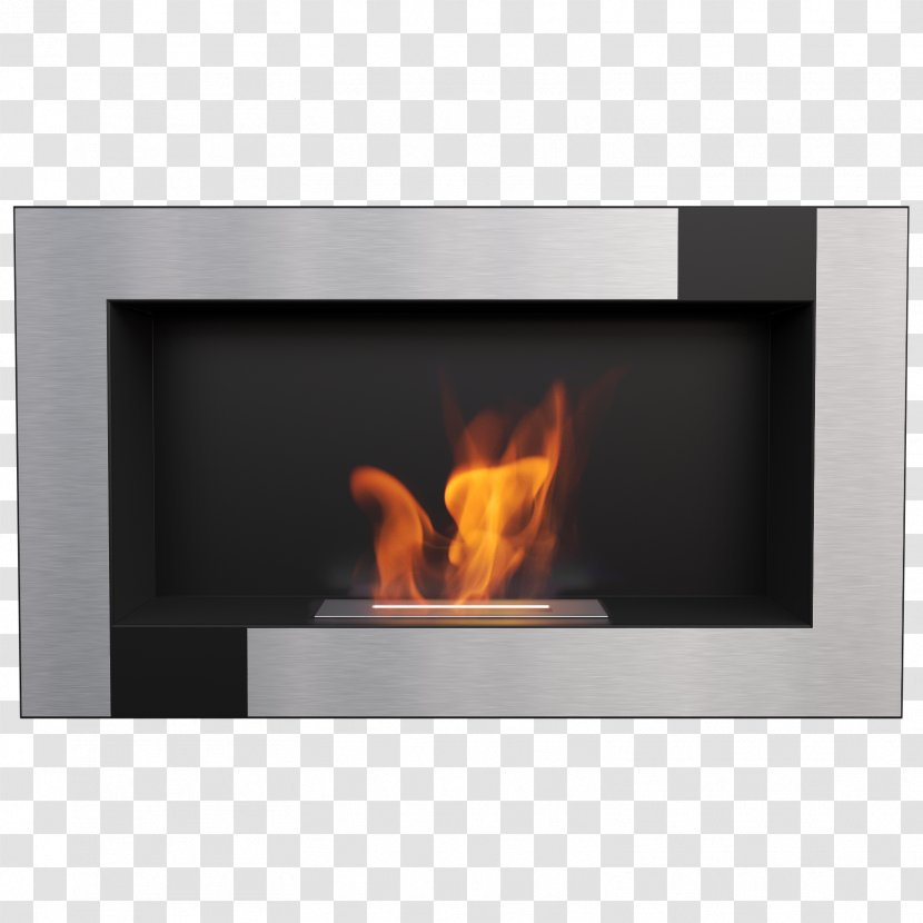 Fireplace Chimney Ethanol Fuel Kaminofen - Steel Transparent PNG