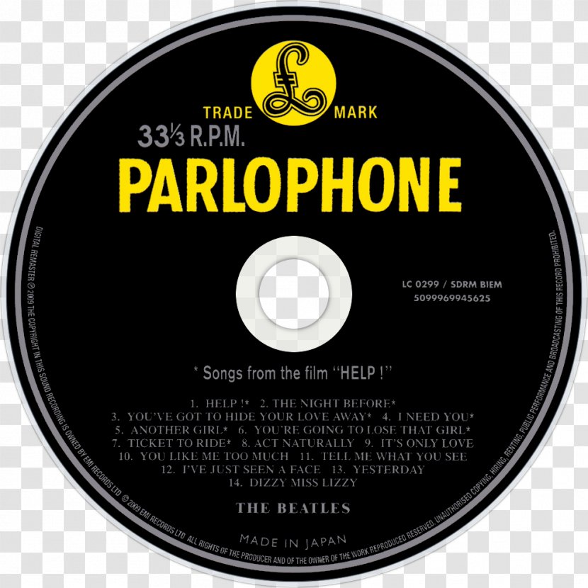 The Beatles Parlophone Sgt. Pepper's Lonely Hearts Club Band For Sale A Hard Day's Night - Stereo Transparent PNG
