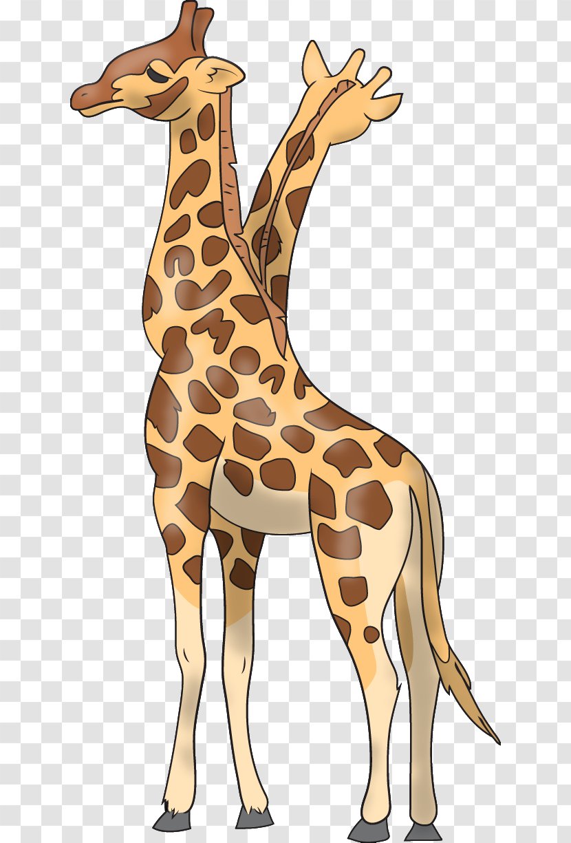 Giraffe Deer Neck Clip Art Fauna - Organism - Piedmont Vector Transparent PNG