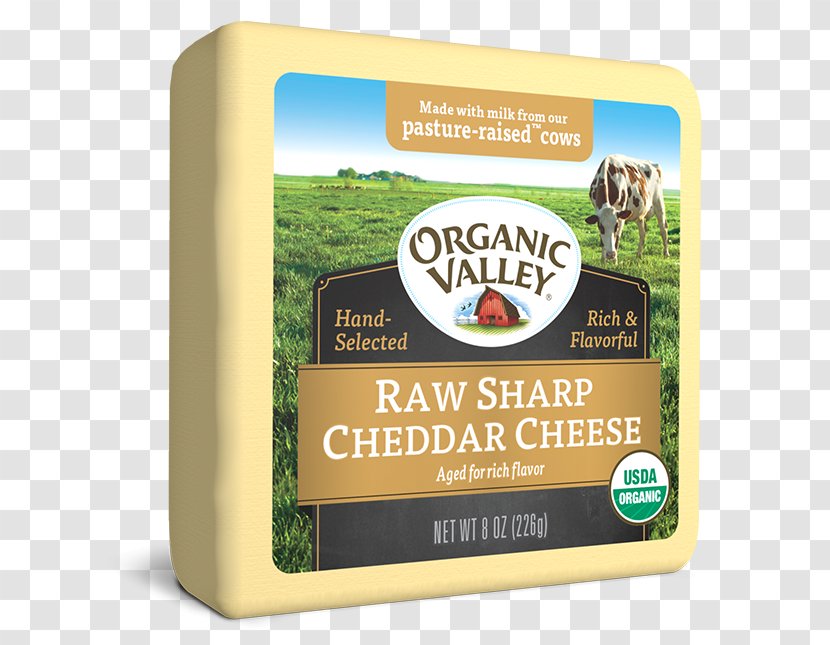 Organic Food Milk Cheddar Cheese Valley - Raw - Block Transparent PNG