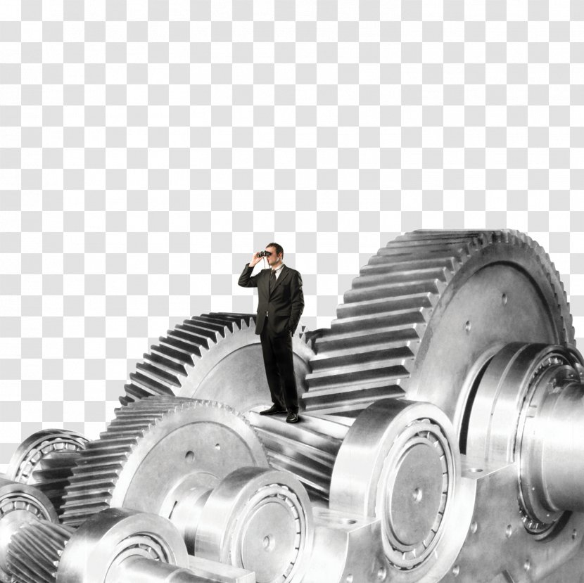 Gear - Steel - Silver Transparent PNG