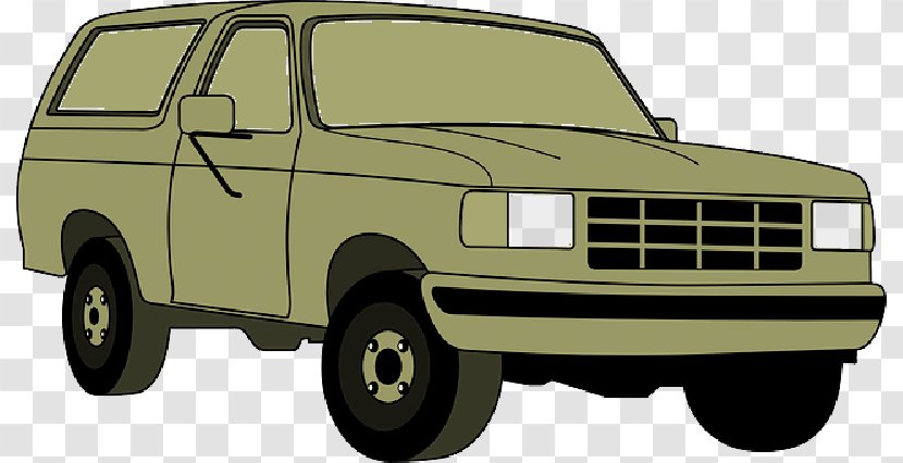 Sport Utility Vehicle Car Clip Art Pickup Truck Vector Graphics - Classic Transparent PNG