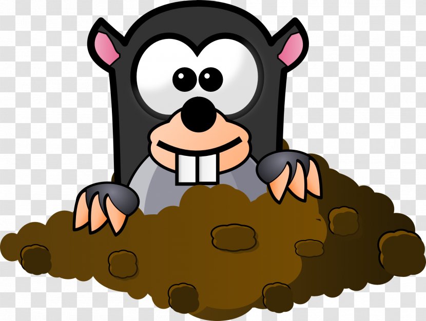 Mole Cartoon Clip Art - Mammal - Panda Transparent PNG