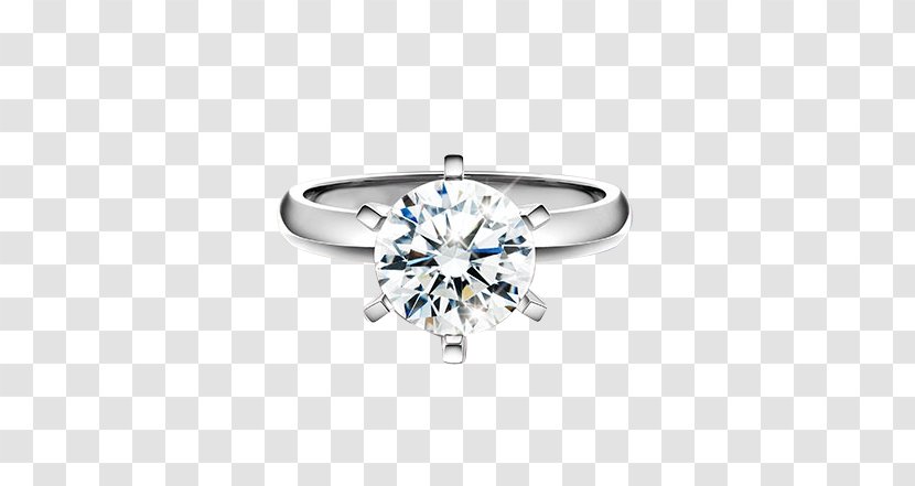 Wedding Ring Diamond Jewellery - Platinum Transparent PNG