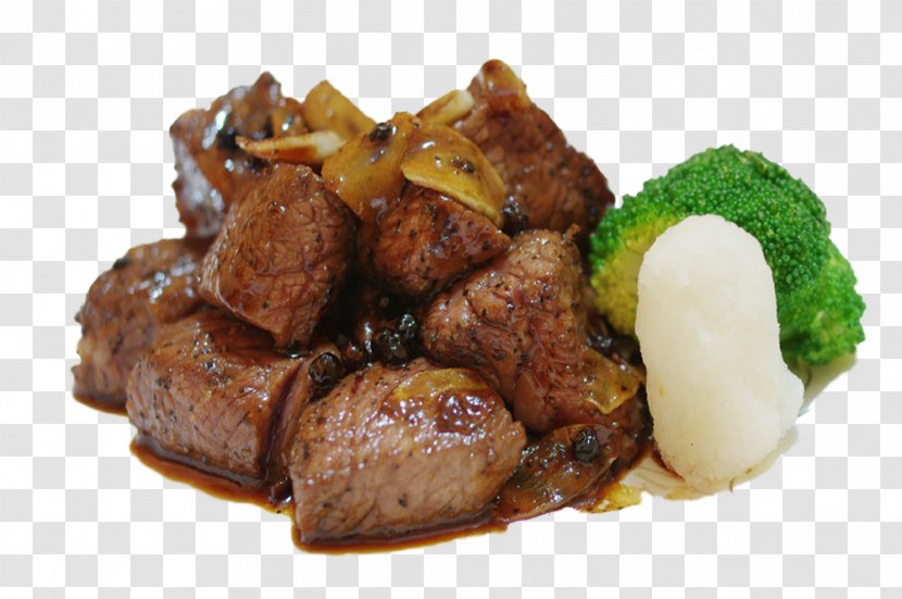 Japanese Cuisine Philippine Adobo Short Ribs Seafood - Meat - Delicious Black Pepper Beef Transparent PNG