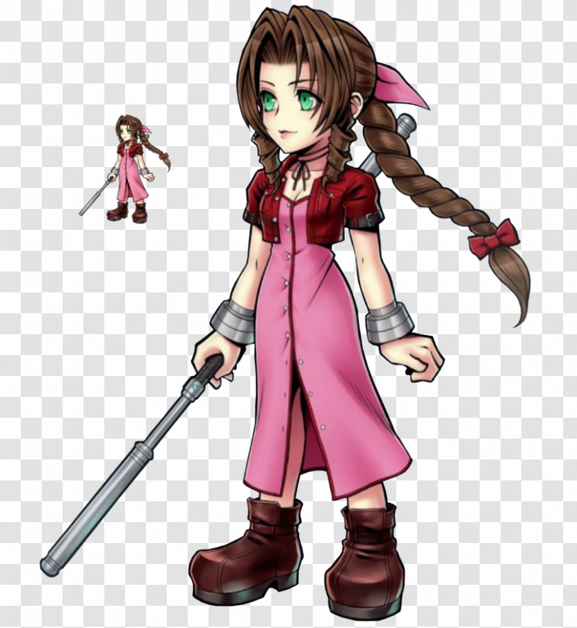 Dissidia Final Fantasy 012 VII Aerith Gainsborough Cloud Strife - Tree Transparent PNG