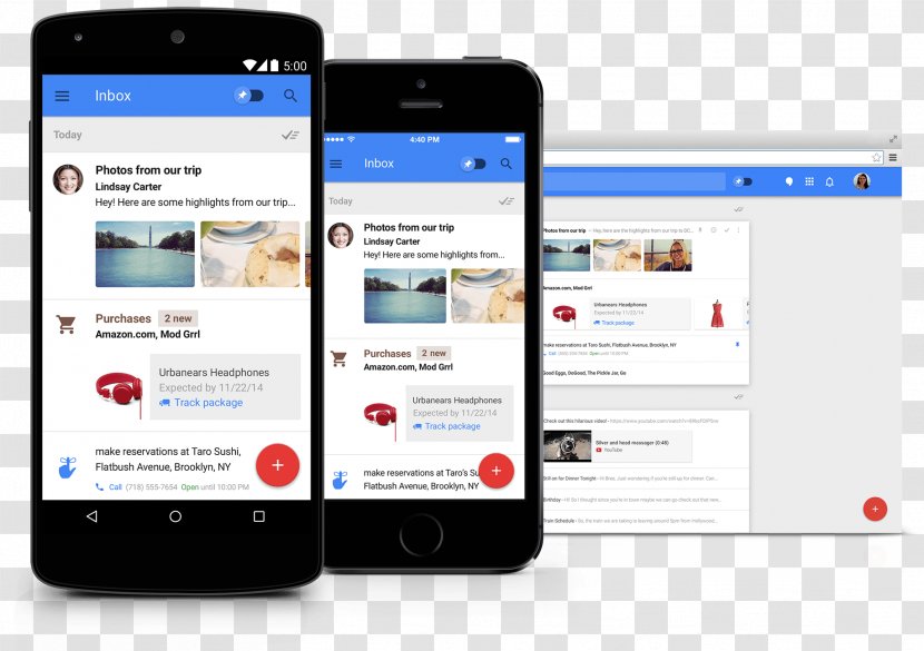 Inbox By Gmail Google I/O Email - Smartphone Transparent PNG