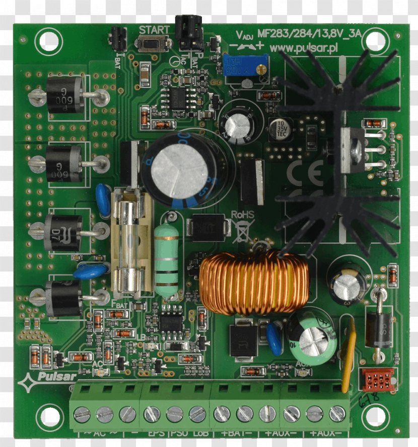 Microcontroller TV Tuner Cards & Adapters Power Converters Motherboard Electronic Component - Television - Computer Transparent PNG